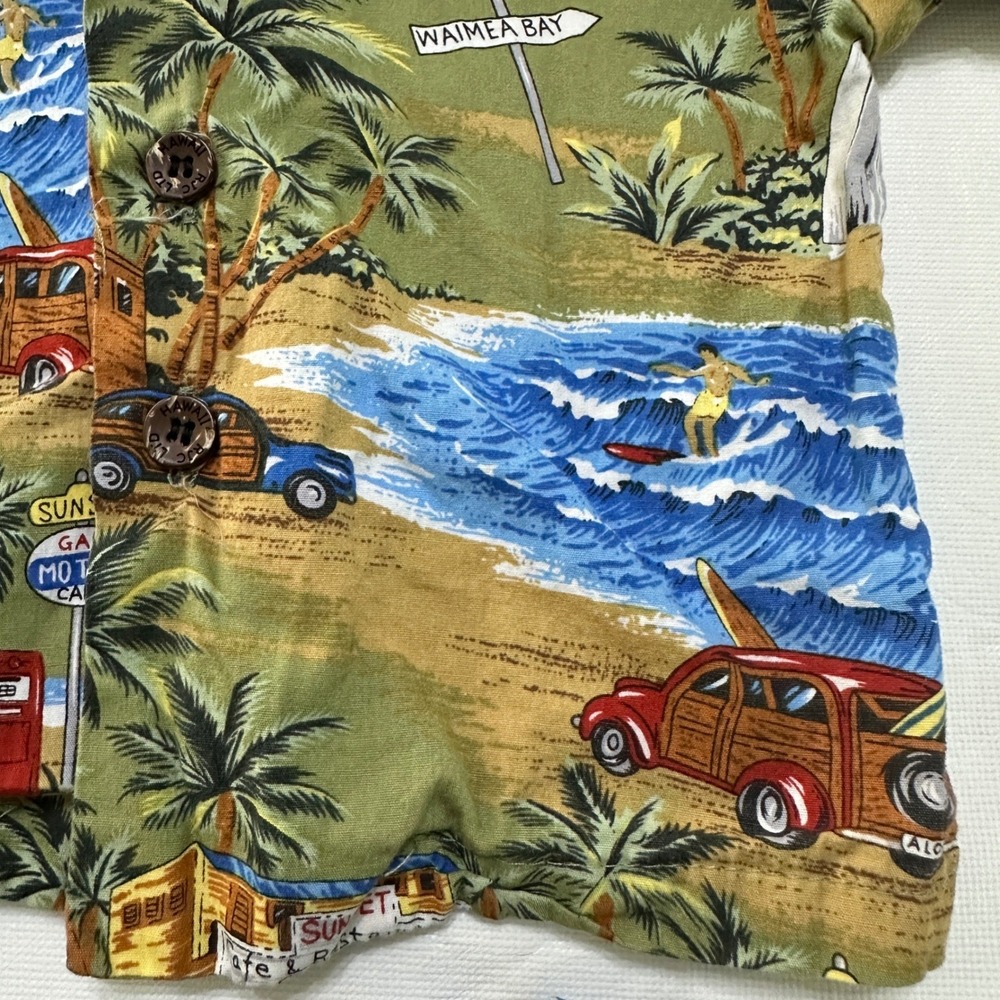 RJC Hawaii Aloha Shirt and Shorts Set Size 6M Tropical Island Vacation Coastal - Picture 8 of 9